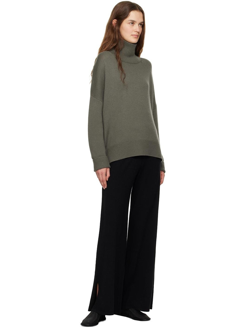 LISA YANG Khaki Heidi Turtleneck outlook