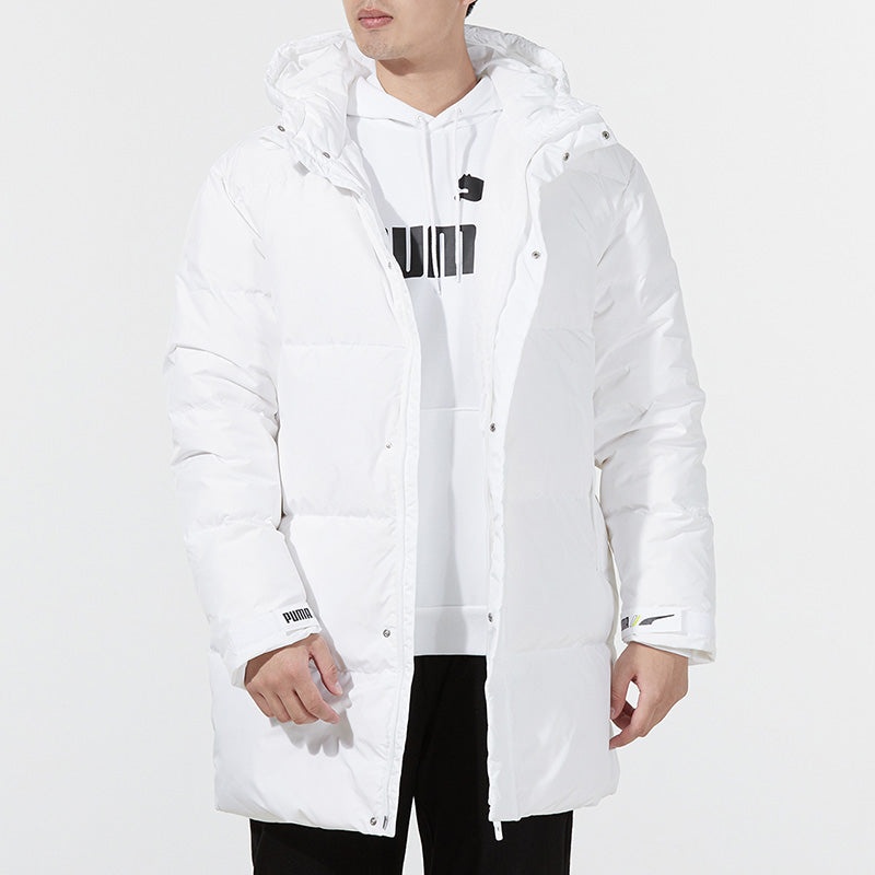 PUMA Windproof Down Warm Jacket 'White' 532916-02 - 3