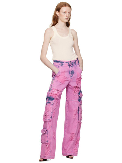 GCDS Pink Ultracargo Jeans outlook