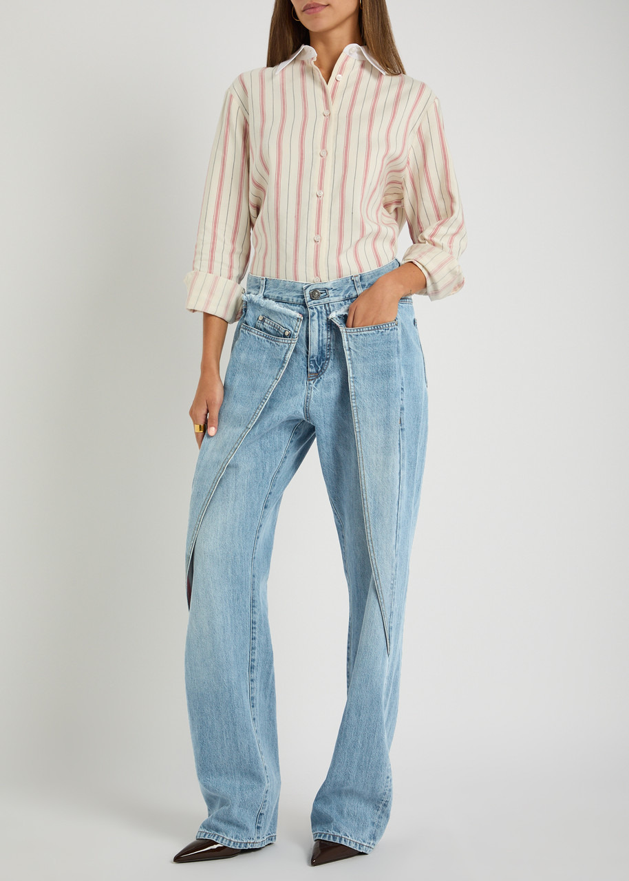 Bettter Wrap Panelled Straight-leg Jeans - 4