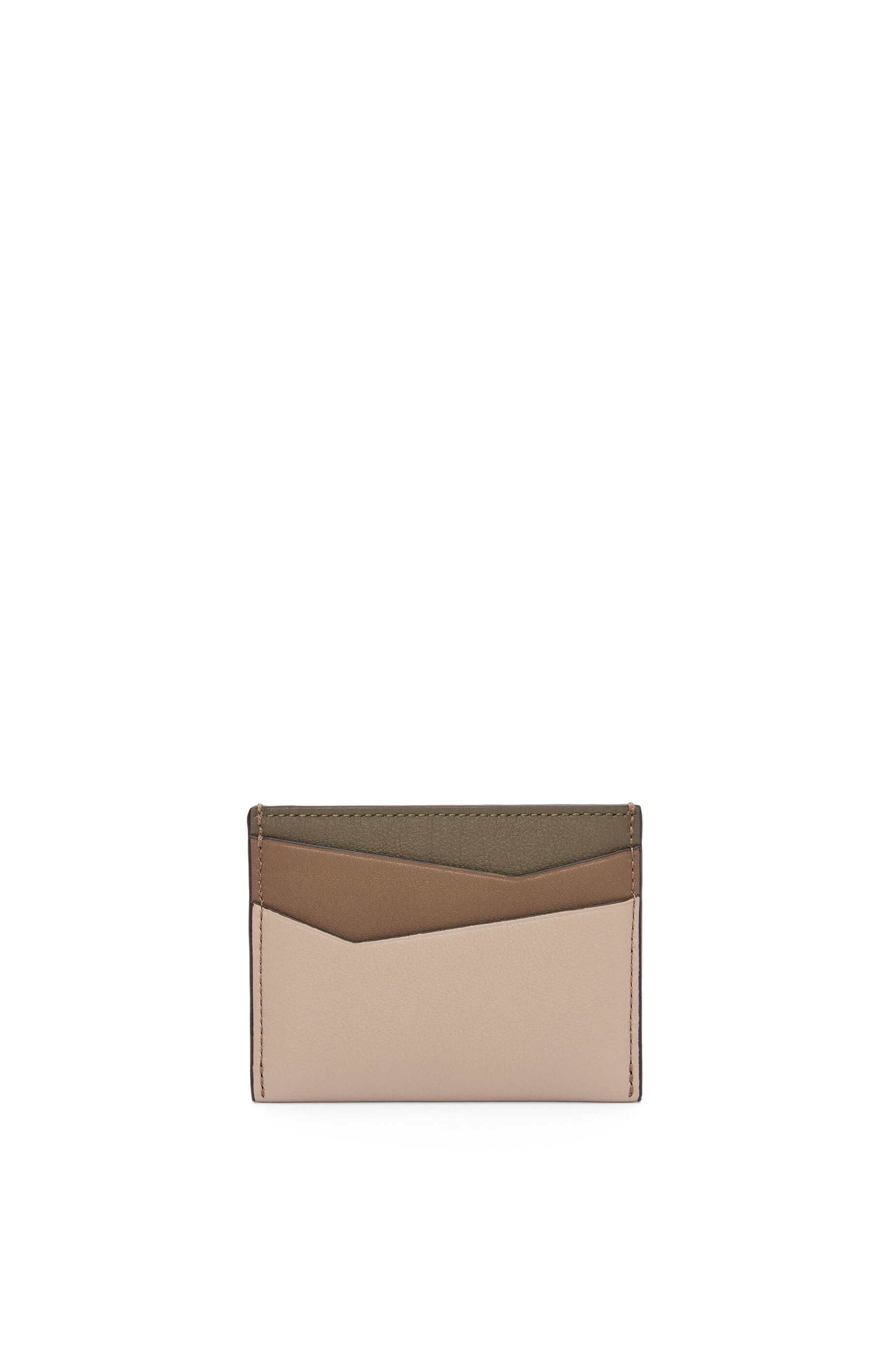 Puzzle plain cardholder in classic calfskin - 3