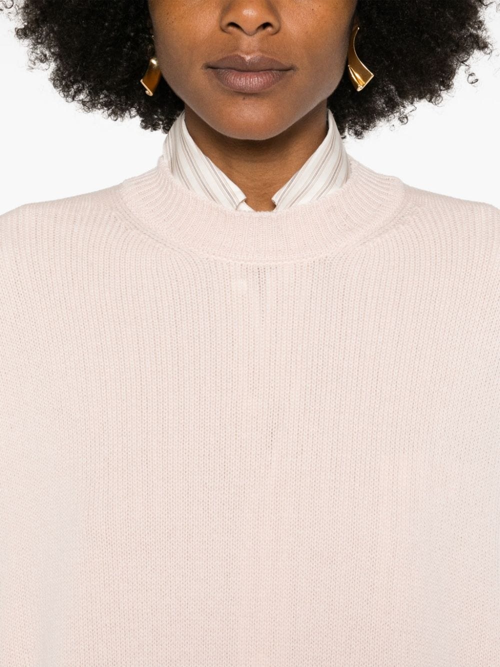 crew-neck cashmere jumper - 5