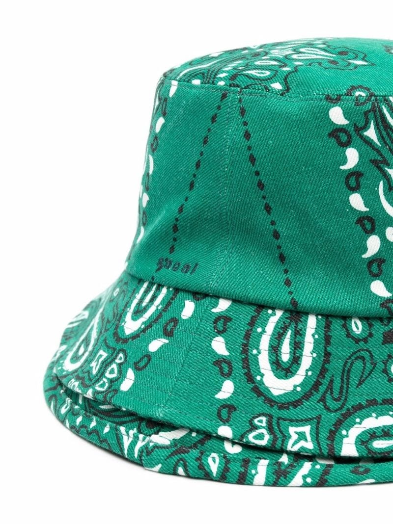 bandana-print bucket hat - 2