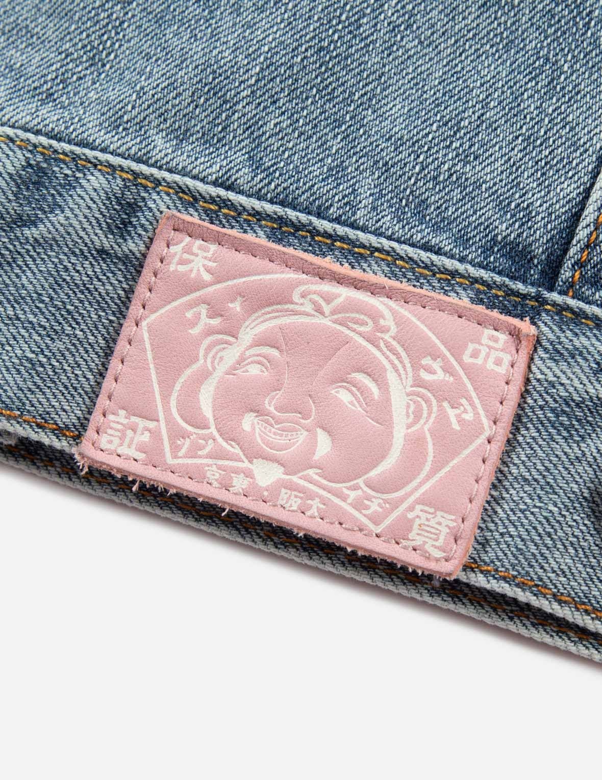 DARUMA APPLIQUÉ LOOSE FIT DENIM JACKET - 11