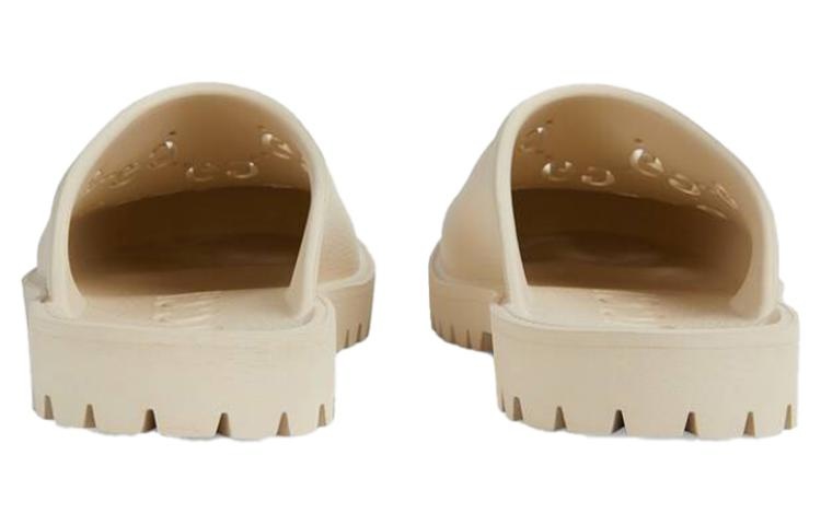 Gucci Slip On Sandal 'Cut Out Monogram - Mystic White' 655517-JFB00-9022 - 5