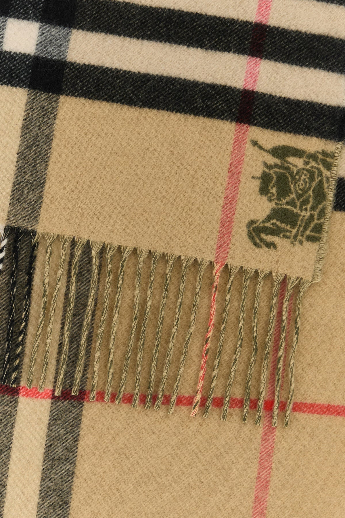 Embroidered cashmere scarf - 2