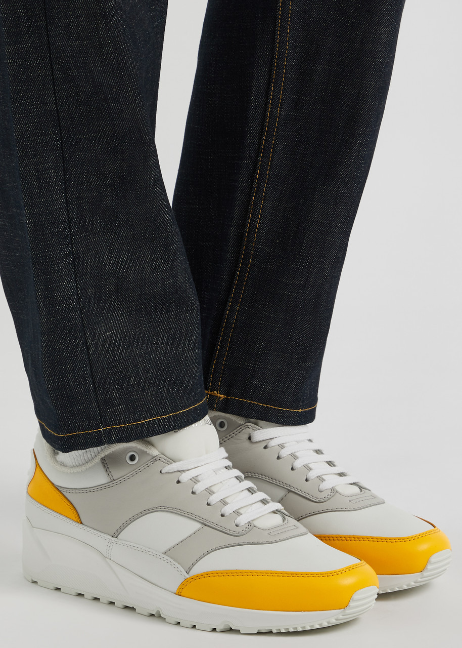 Cin 15 panelled leather sneakers - 5