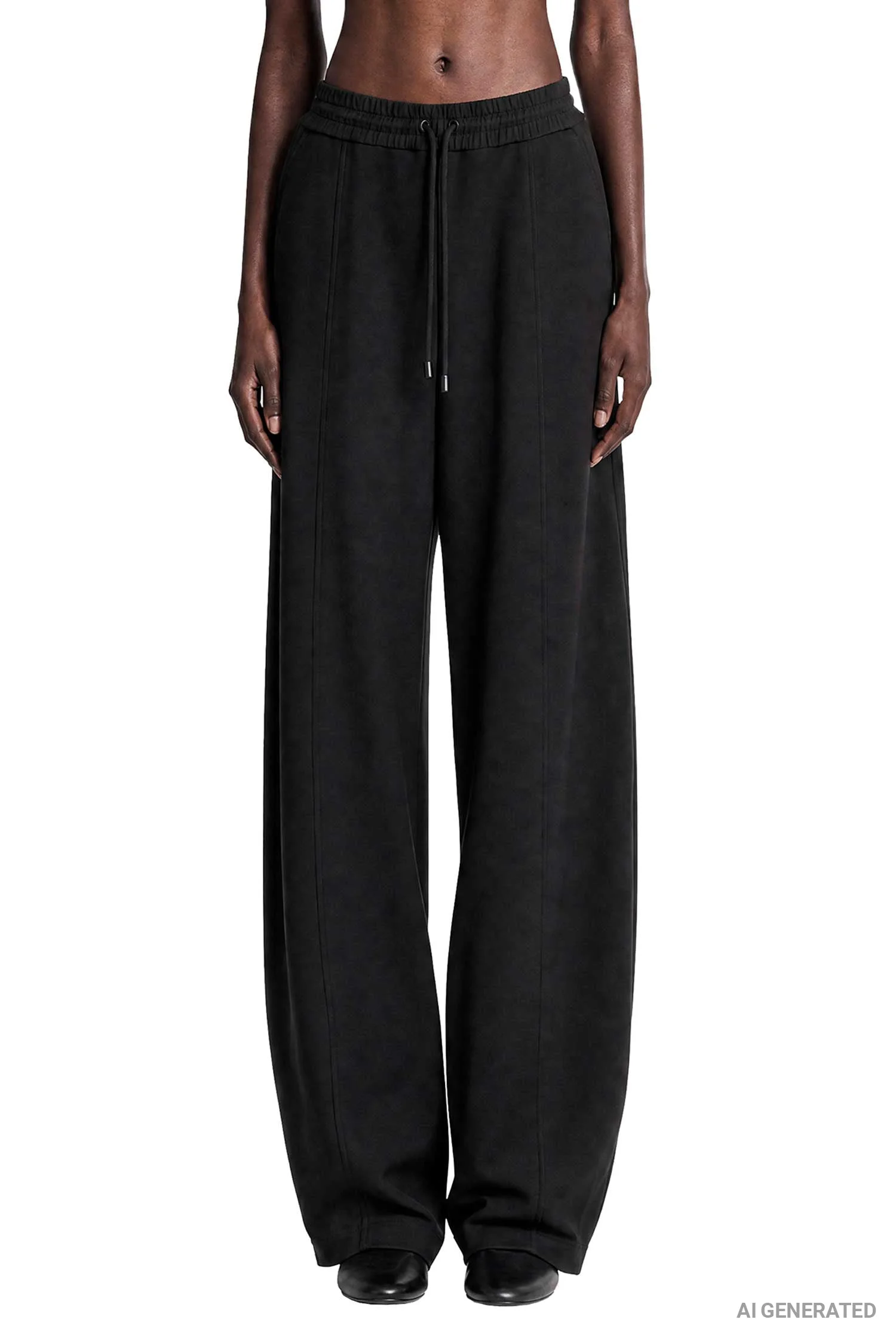 Technical Jersey Wide Pants - 1