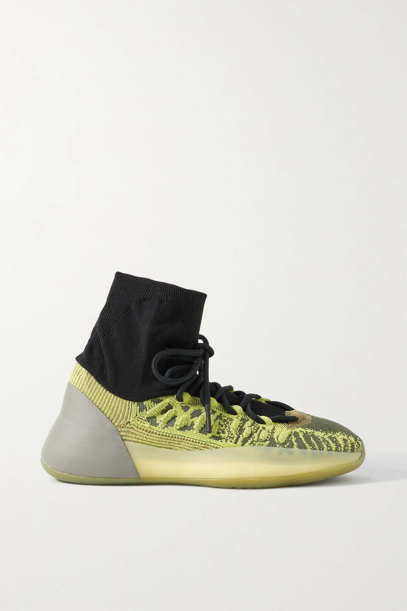 Yeezy BSKTBL rubber-trimmed Primeknit sneakers - 1