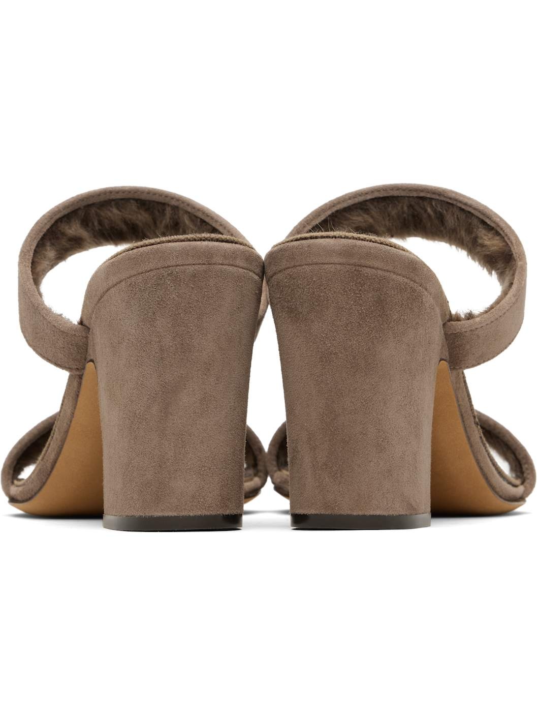 Taupe Anwar Strap Heeled Sandals - 2