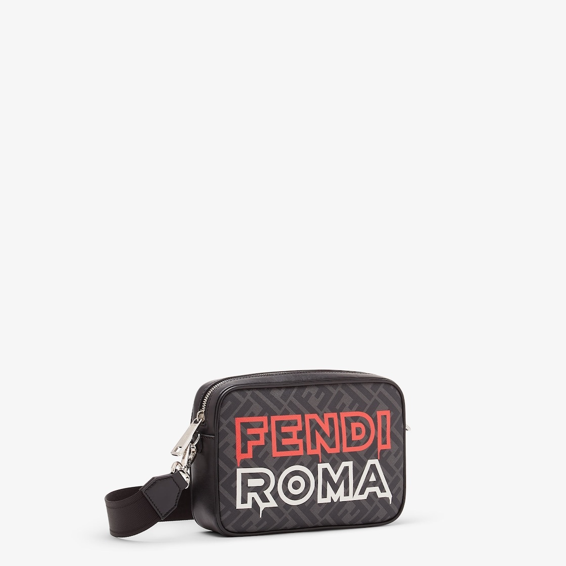 Compact shoulder bag with zipper closure. The cross-body strap is adjustable and detachable. Made of - 2