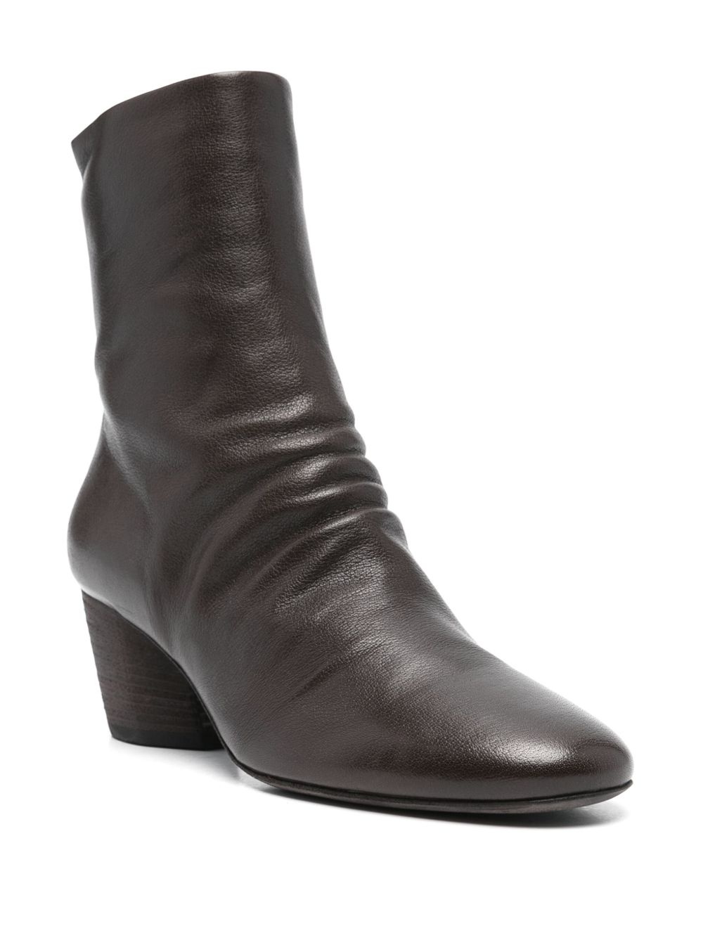 55mm leather ankle boots - 2