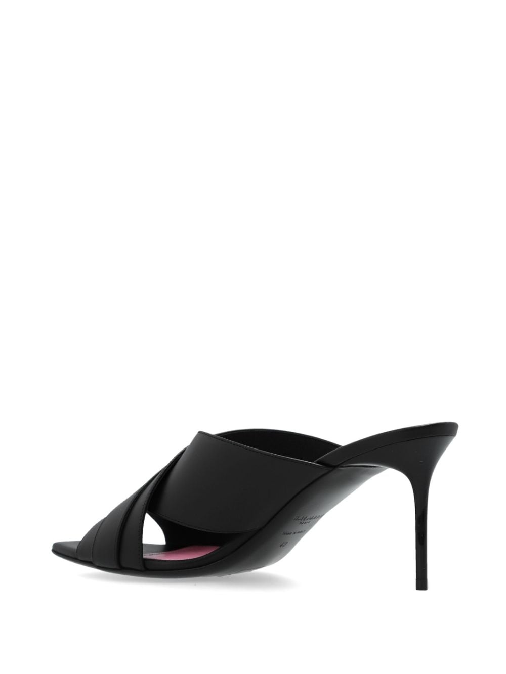 crossover 75mm leather mules - 3