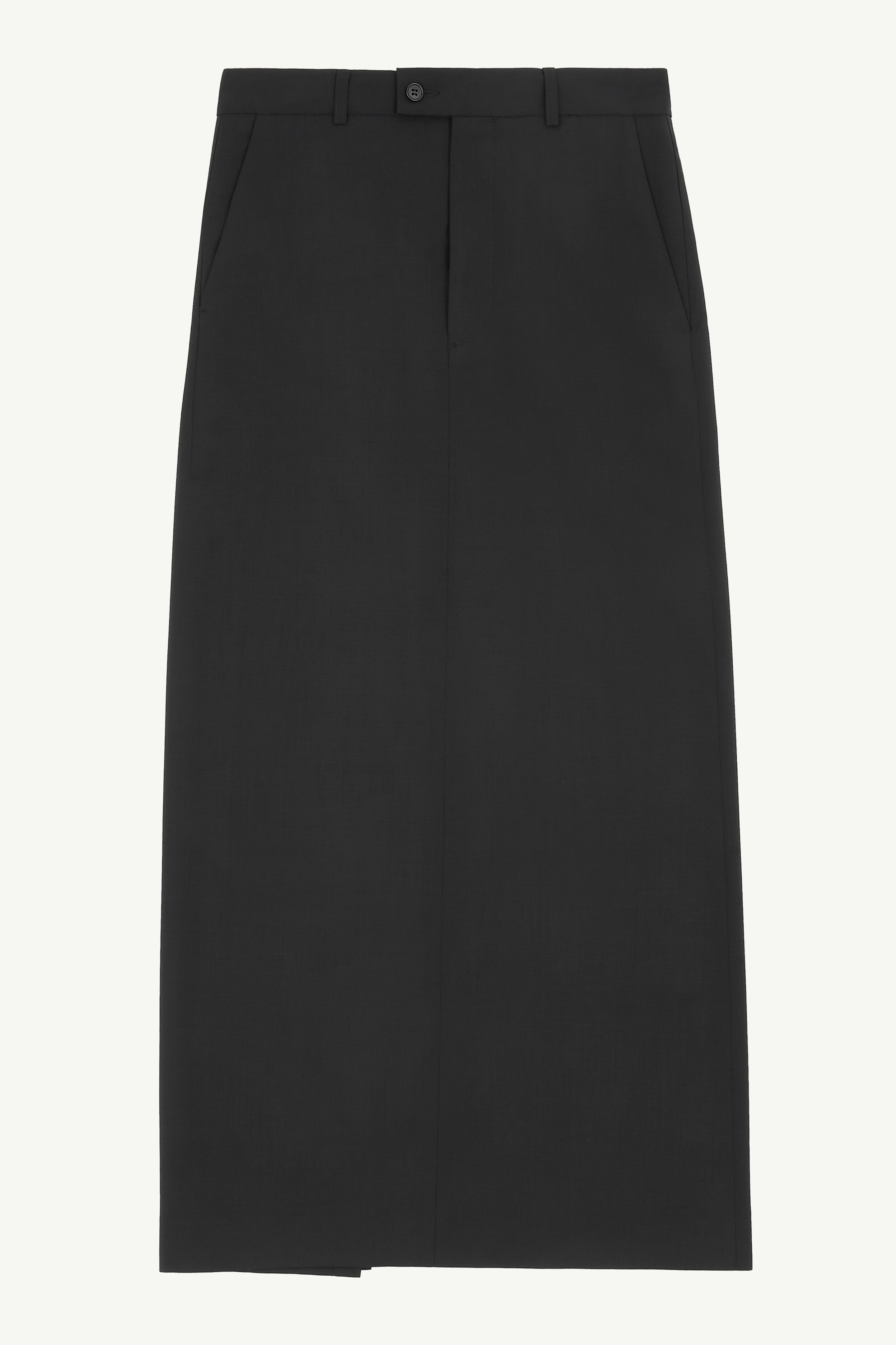 Tailoring Wool Canvas Skirt - 6