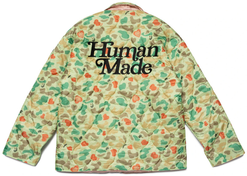 Human Made Human Made x Girls Don't Cry Heart Camo Jacket Green outlook