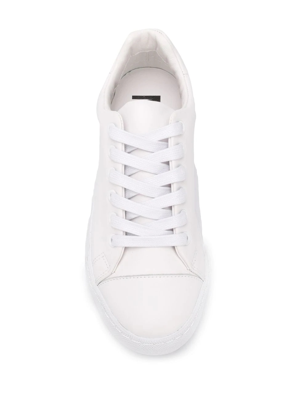 embossed-logo low-top sneakers - 4