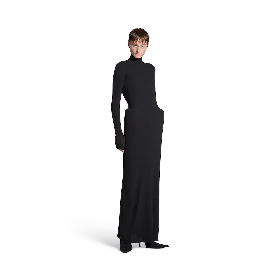 Women's Cover Dress in Black - 2