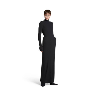 BALENCIAGA Women's Cover Dress in Black outlook