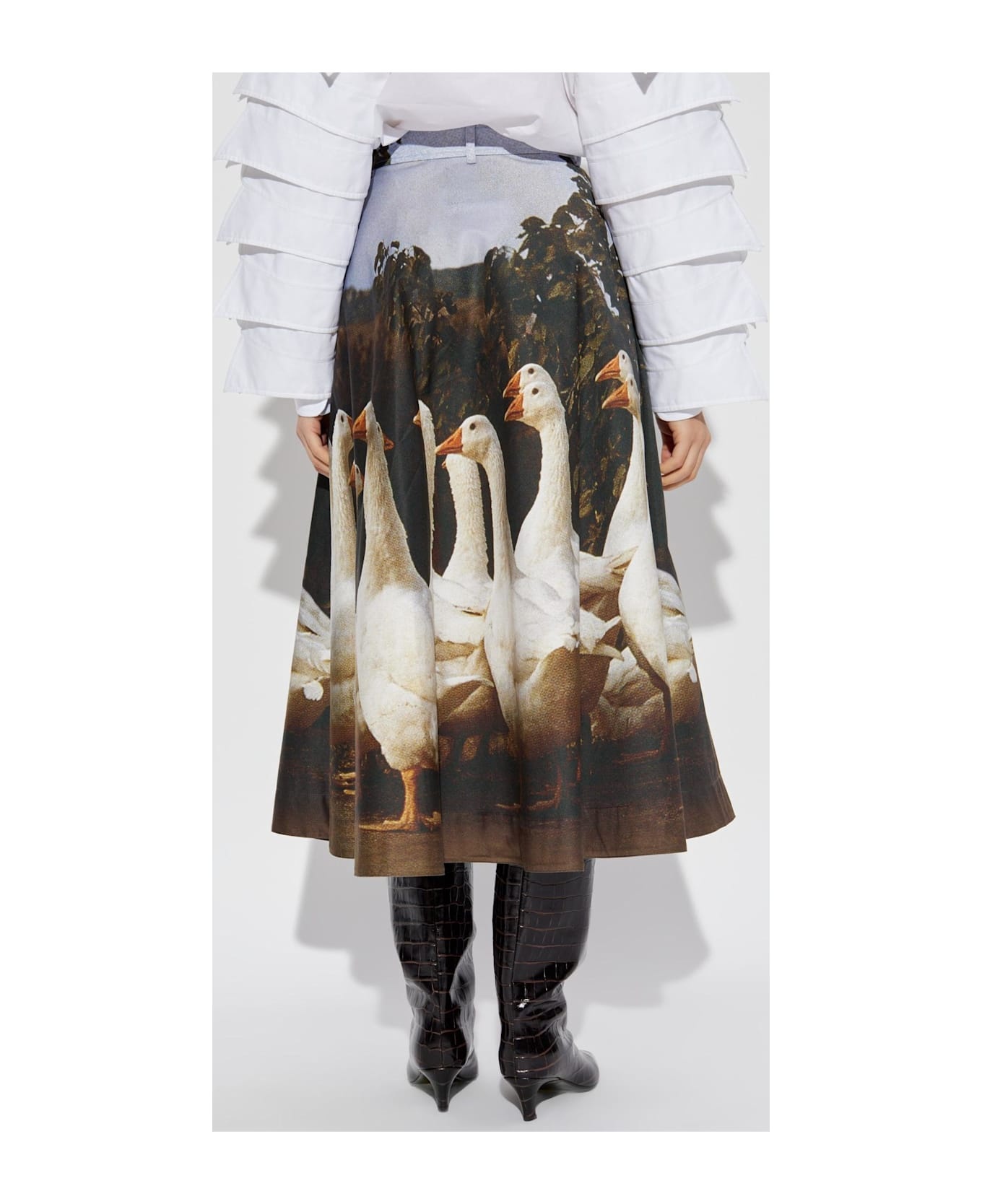 Moschino Skirt With Print - 4