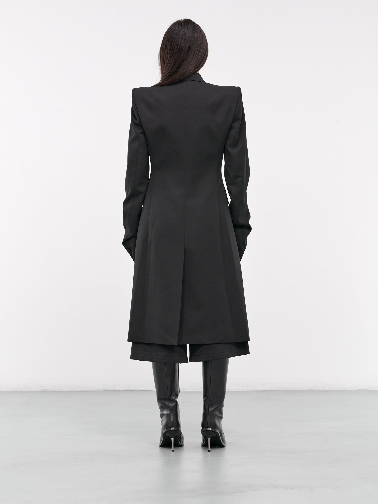 Double-Breasted Tailored Coat - 3