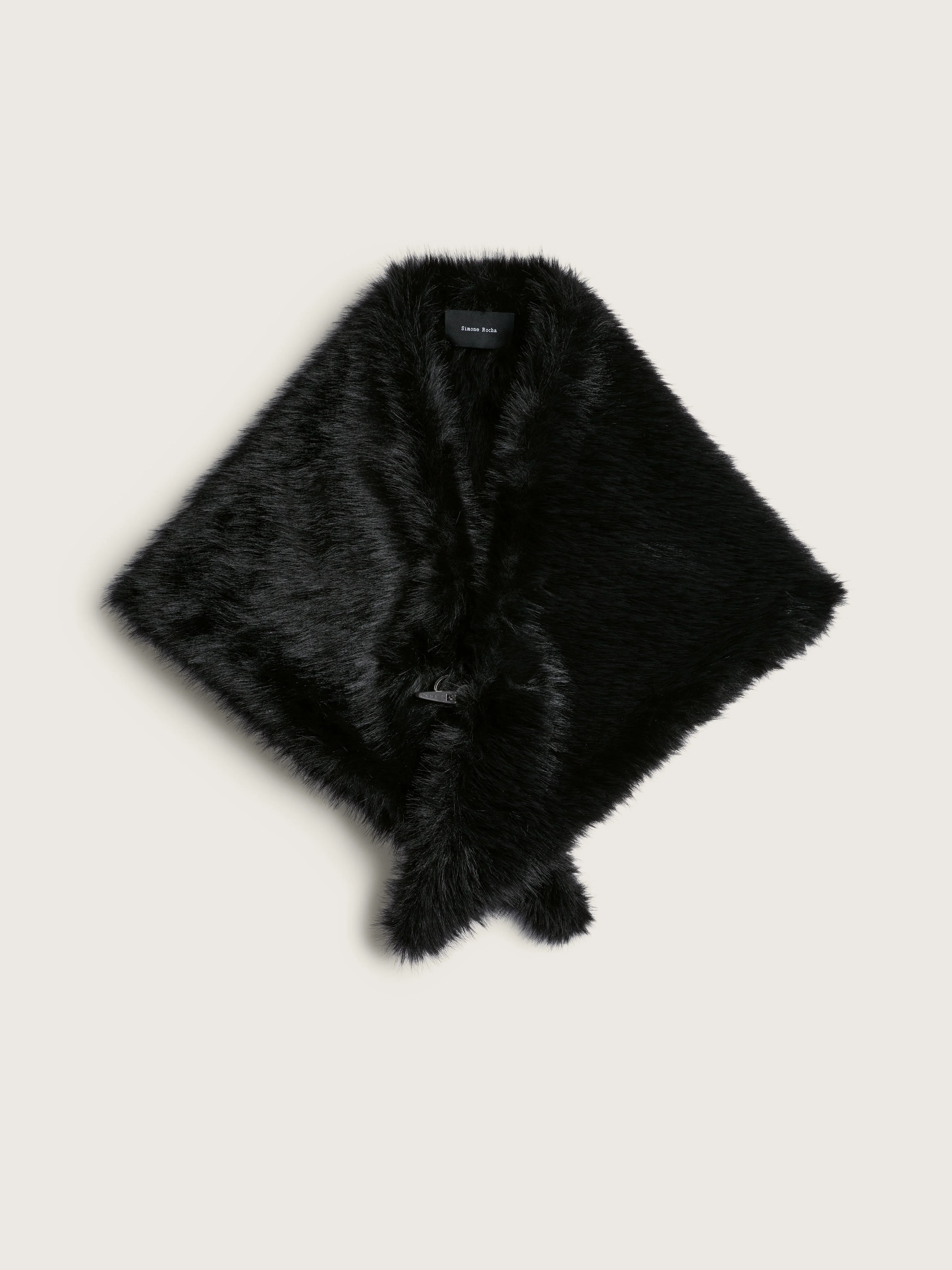 Large Faux Fur Neckerchief - 1