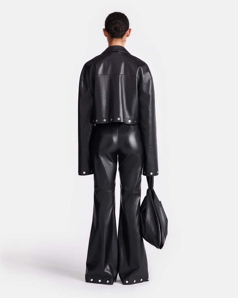 Studded Okobor™ Alt-Leather Shirt 7