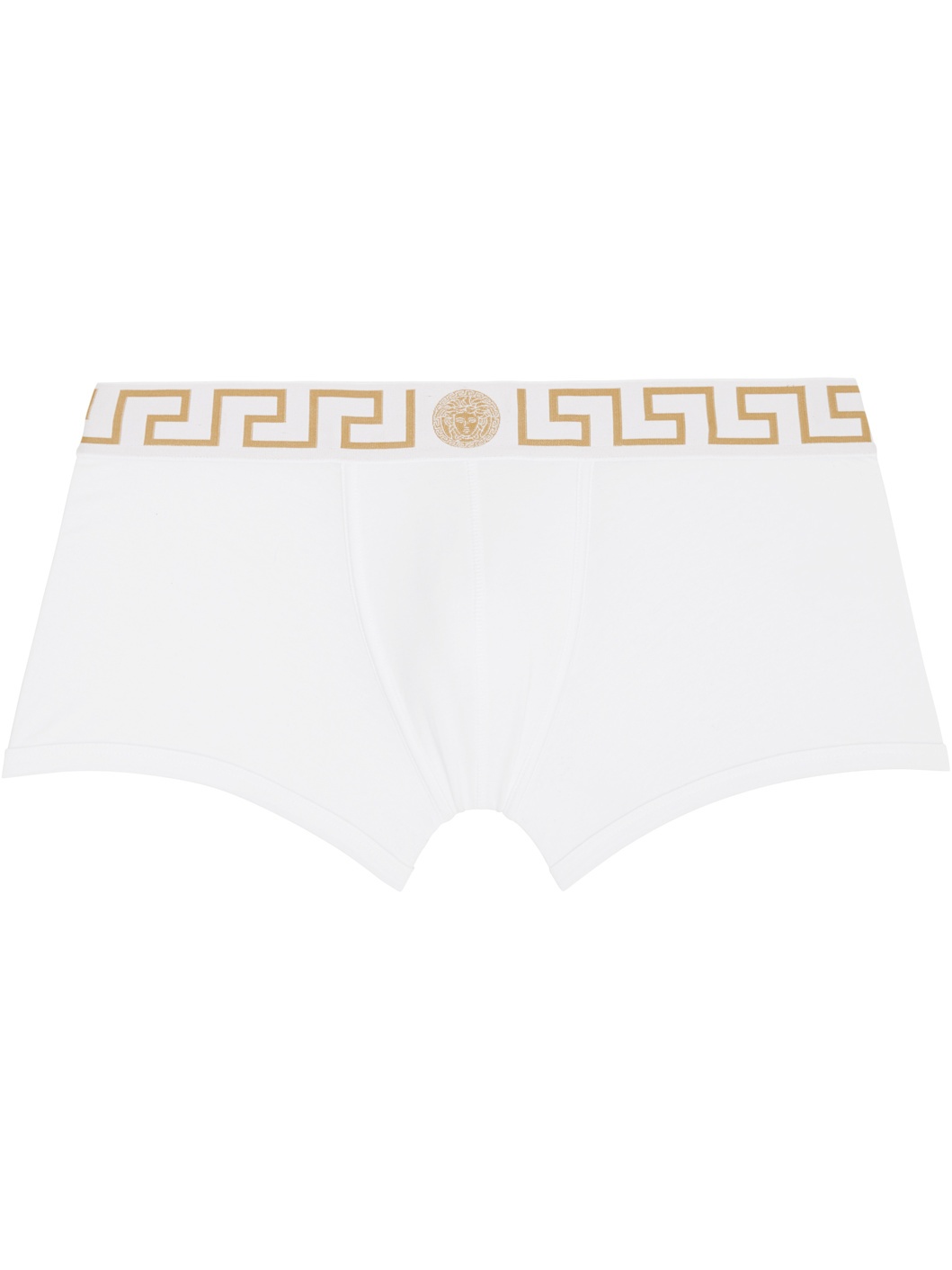 Three-Pack Multicolor Greca Border Boxer Briefs - 4