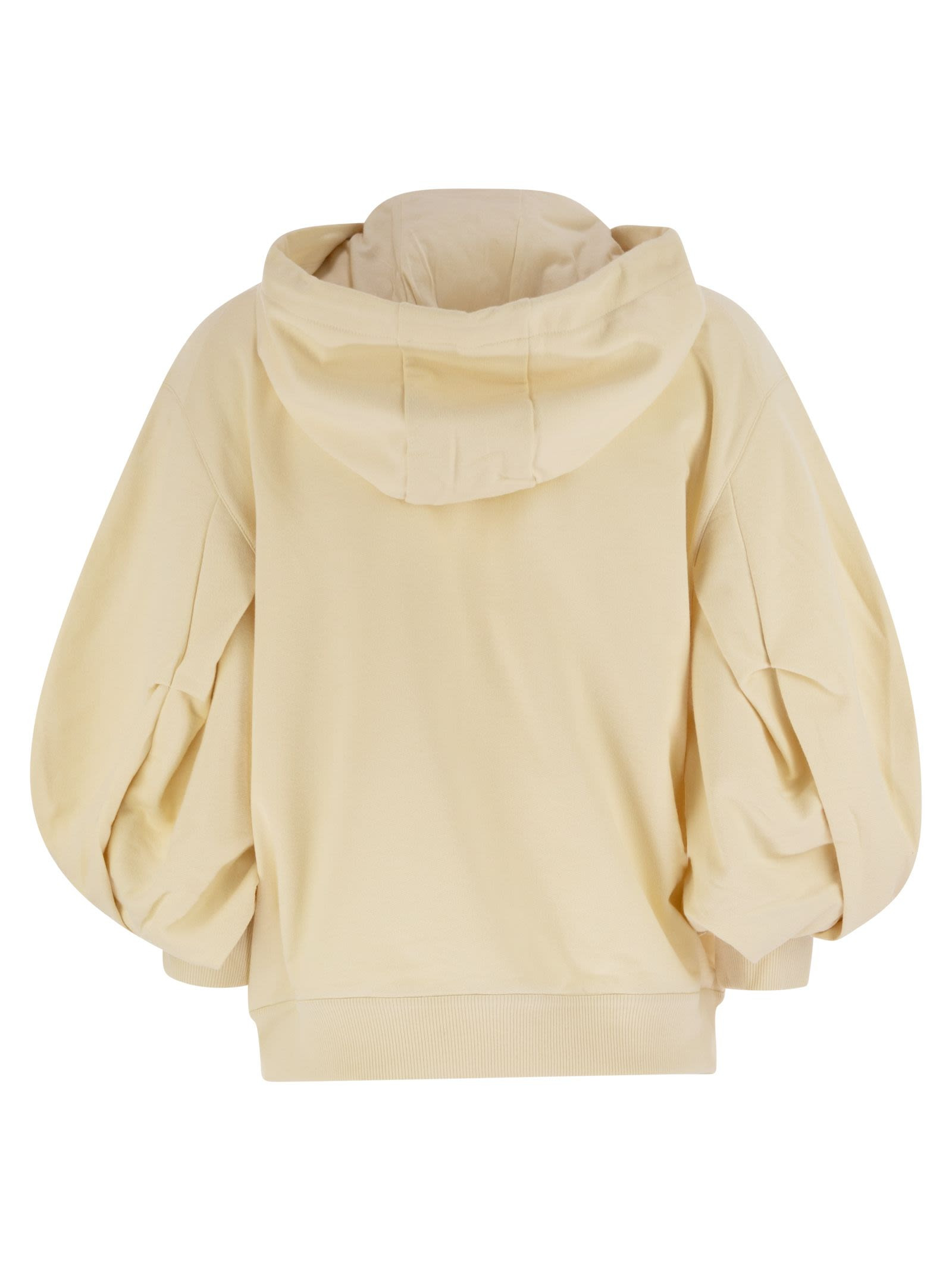Moncler Women Cotton Sweatshirt With Hood And Zip - 2