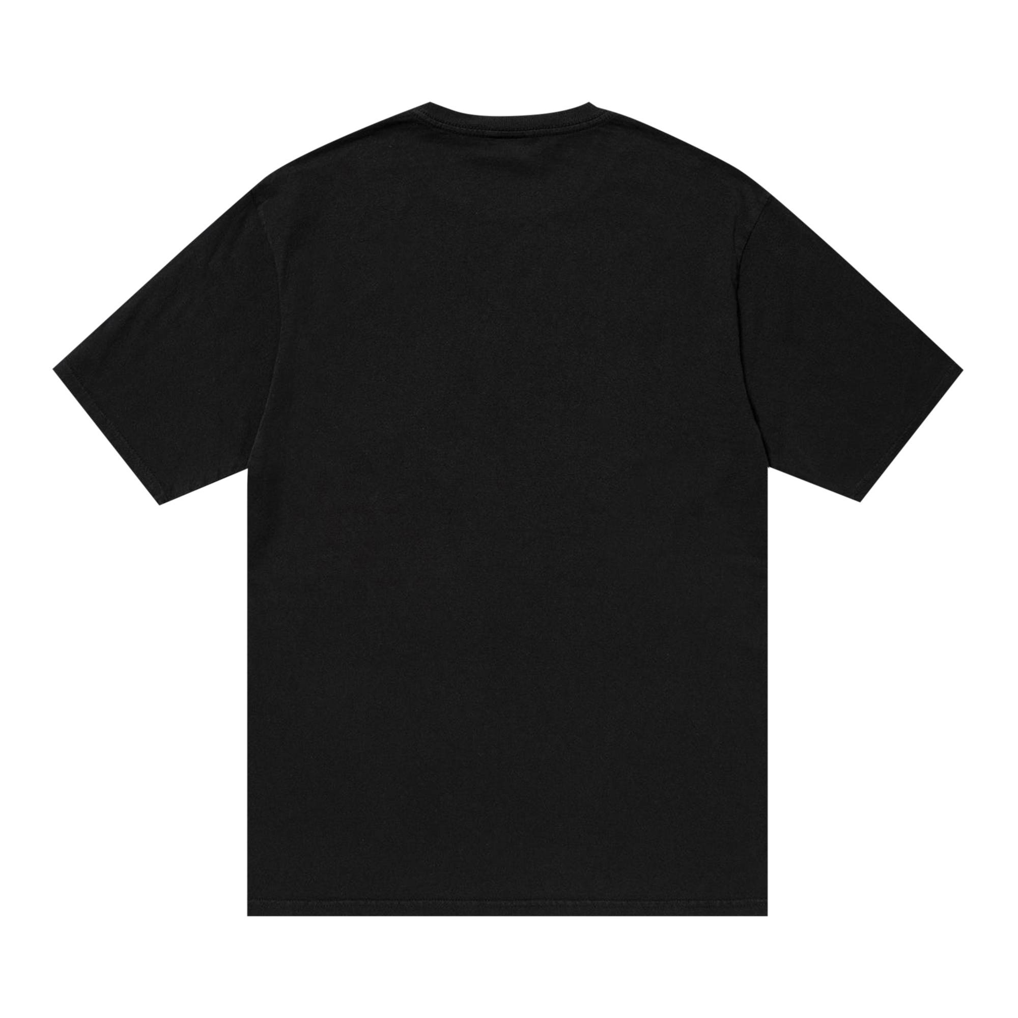 Stussy Pigment Dyed Small Stock Tee 'Black' - 2