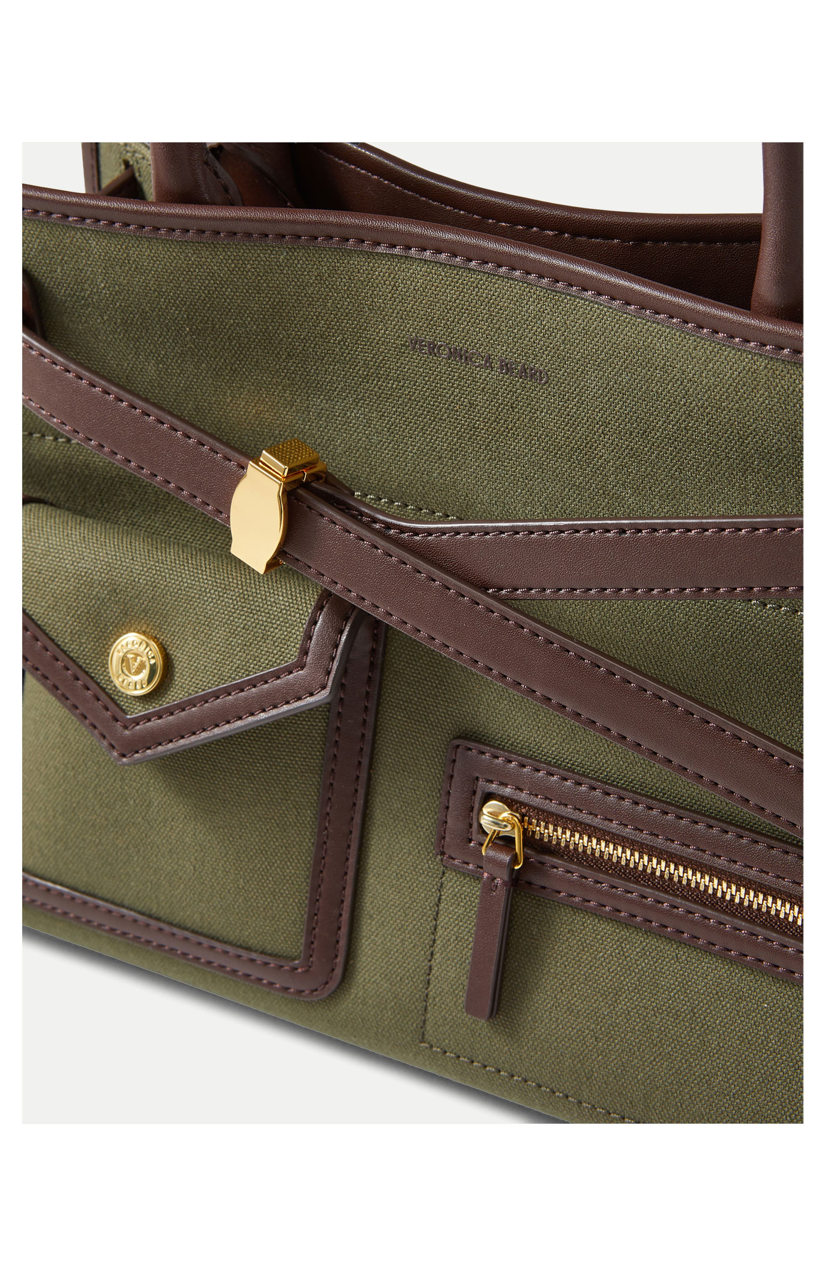 Veronica Beard Dash Cargo Top Handle Bag in Cypress at Nordstrom - 5