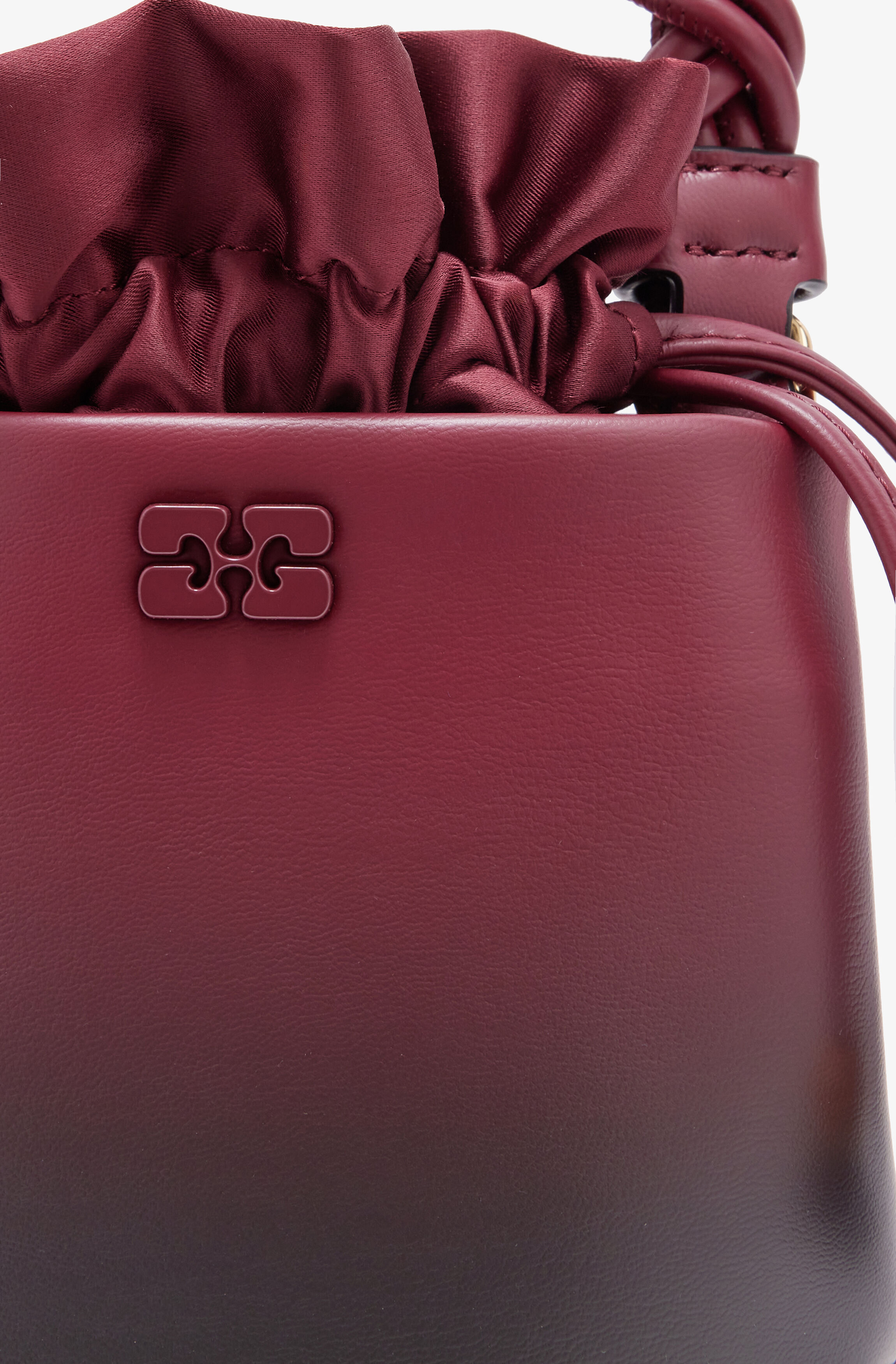 RED GRADIENT GANNI BOU BUCKET BAG - 3
