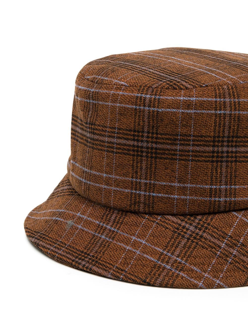 check-pattern bucket hat - 2