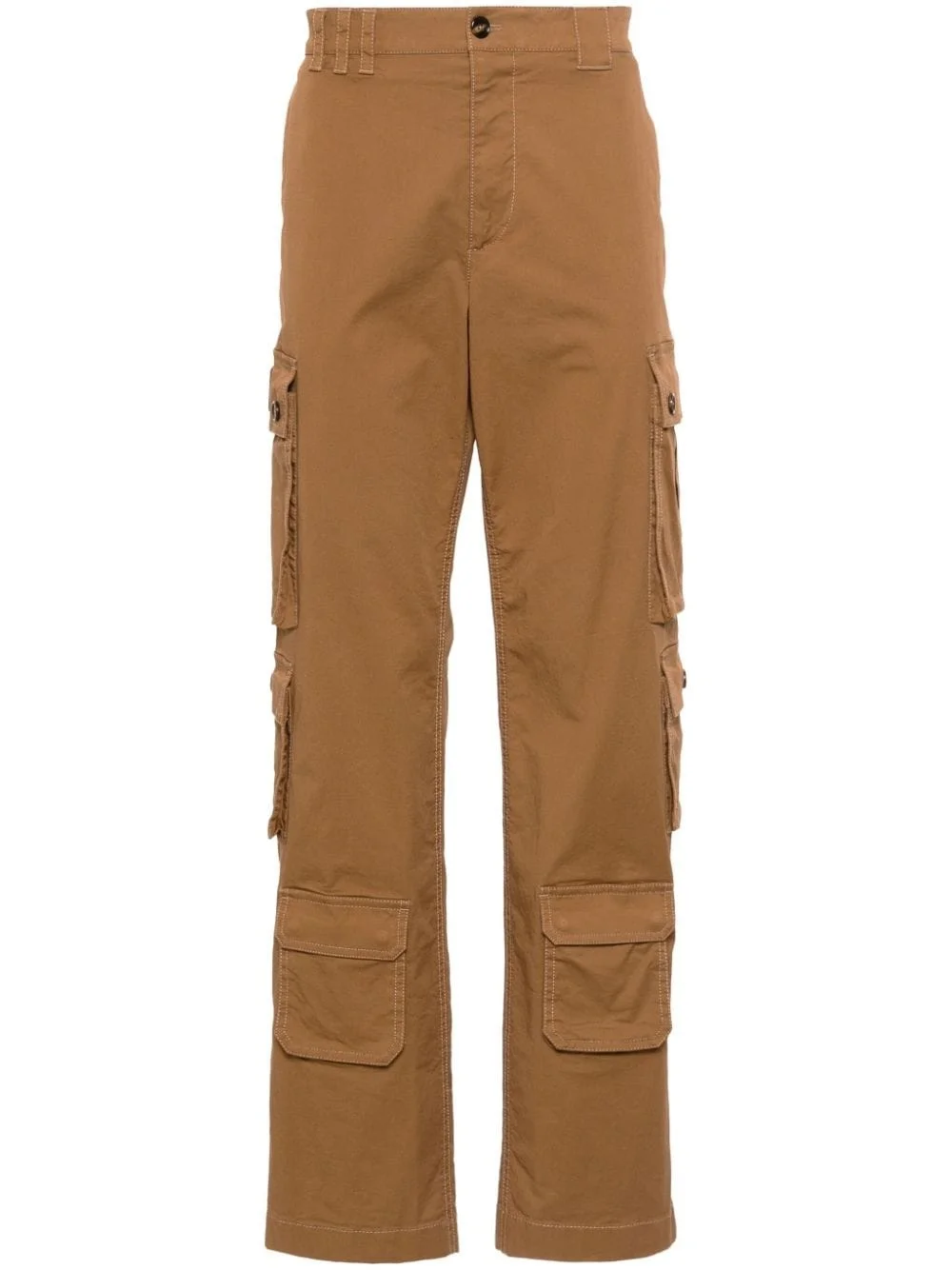 logo-patch cargo pants - 1