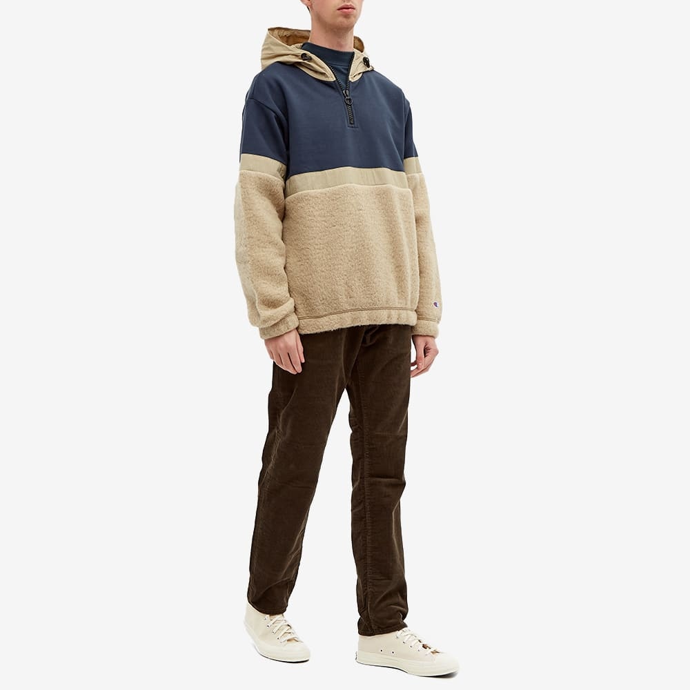 Champion Reverse Weave Teddy Cashmere Nylon Half Zip - 6