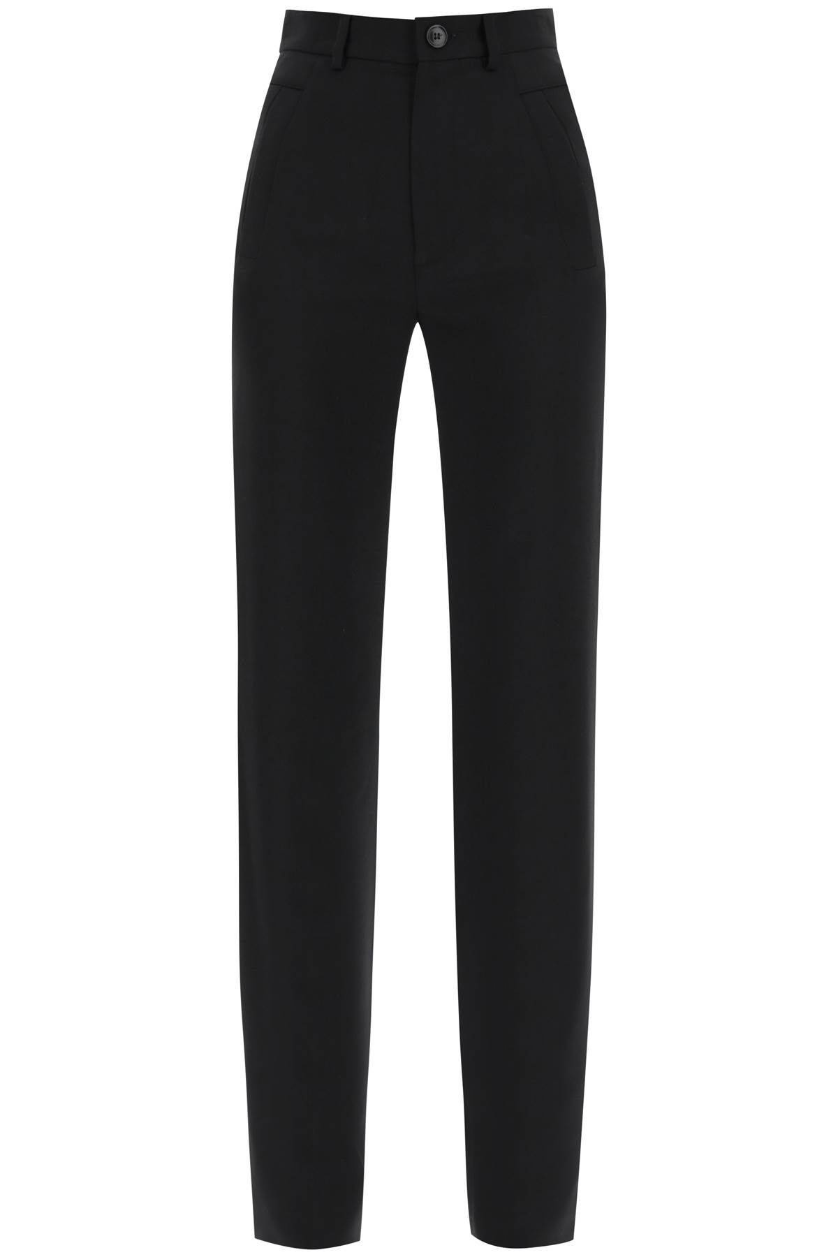 RAY TROUSERS IN WOOL SERGE - 1