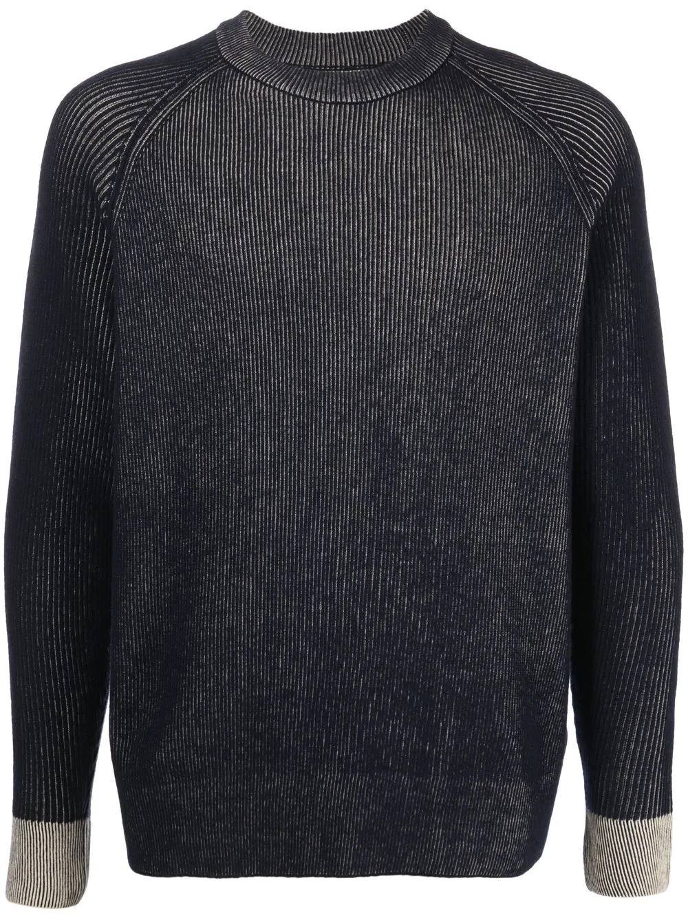 round-neck knit jumper - 1