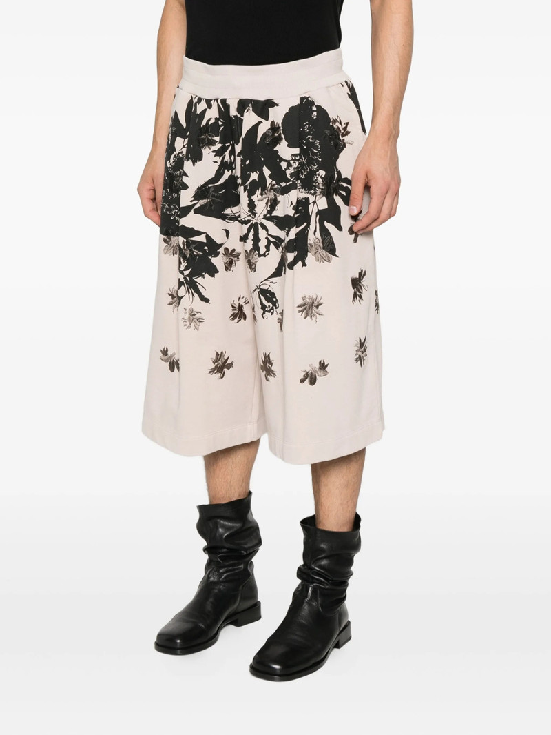 Dries Van Noten Floral-print Pleated Shorts 4