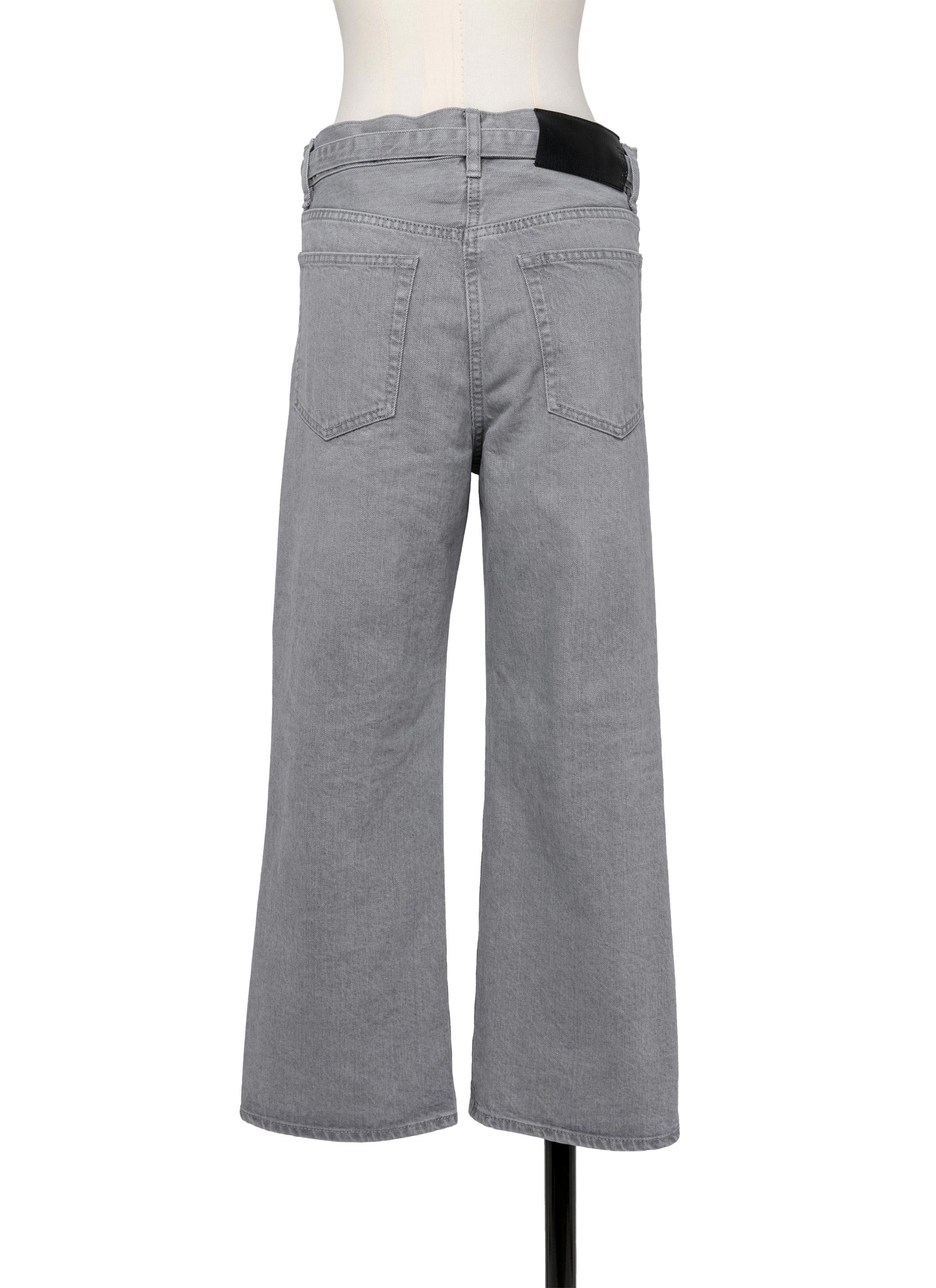 Boot Cut Denim Pants - 3