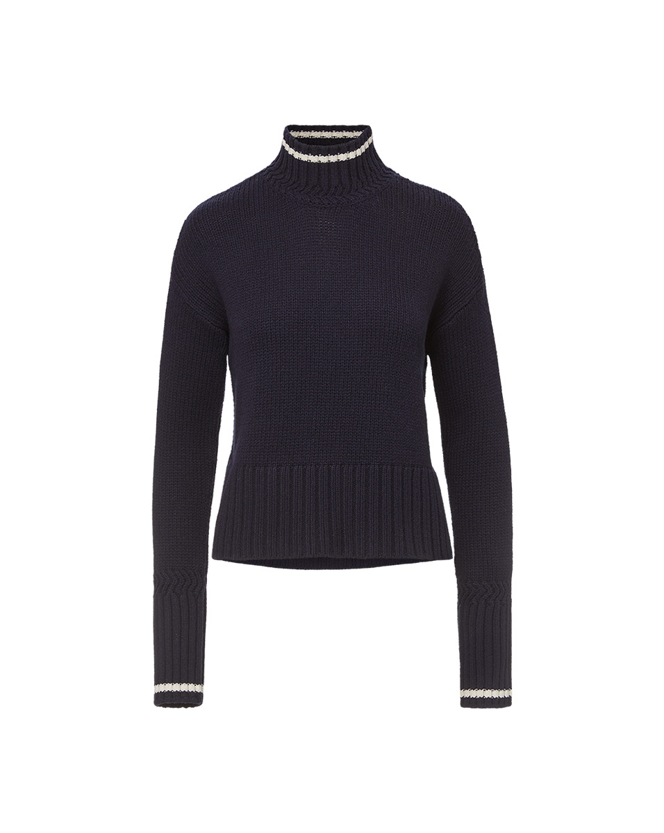 LANCETTI TURTLENECK SWEATER - 1