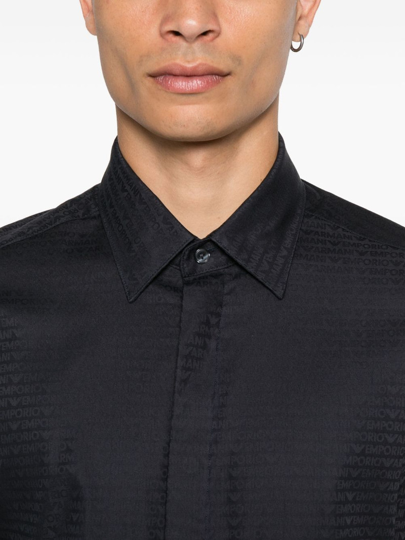 monogram-print shirt 5