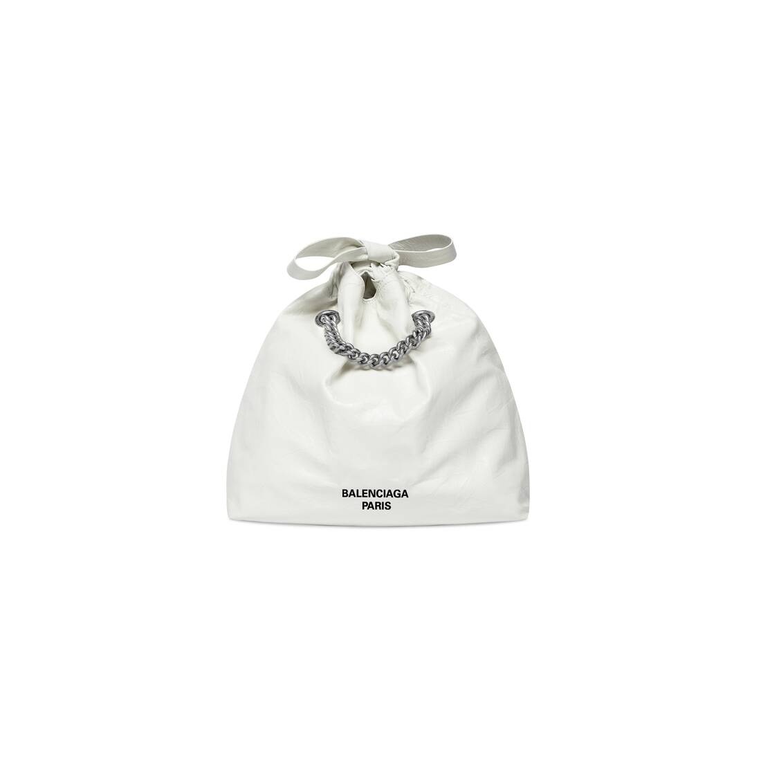 Women's Crush Small Tote Bag in Optic White - 8