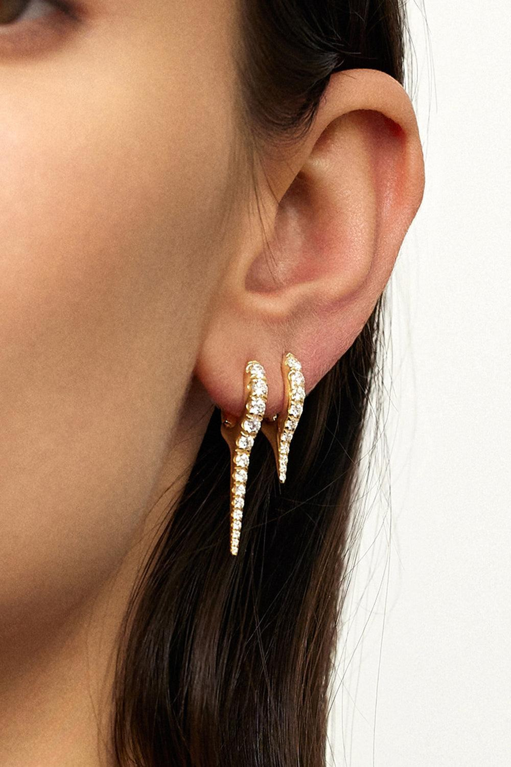 Small Lola Needle Earrings - 2