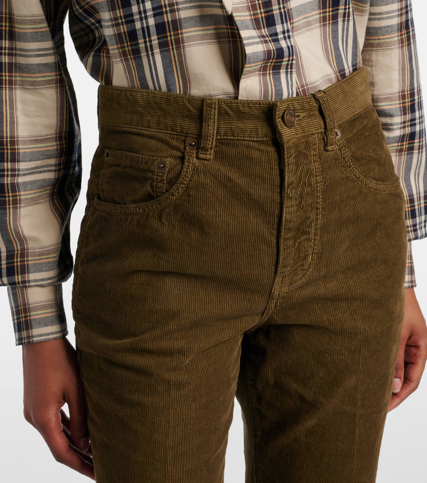 Clyde cotton corduroy wide-leg pants - 4