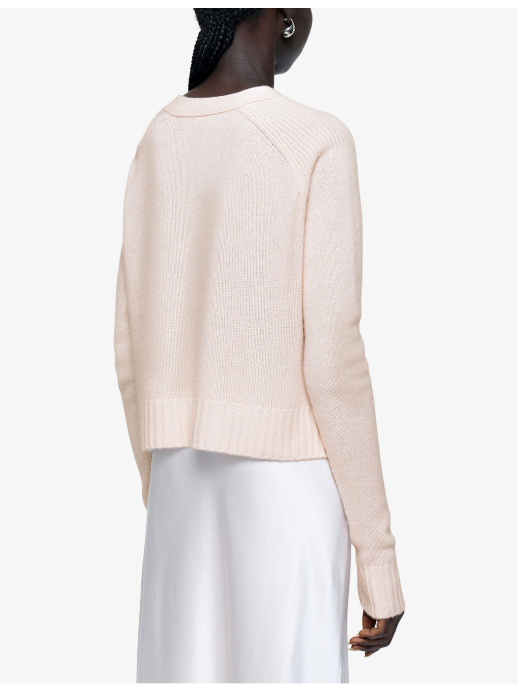 Open Relaxed-Fit Cashmere Cardigan - 4