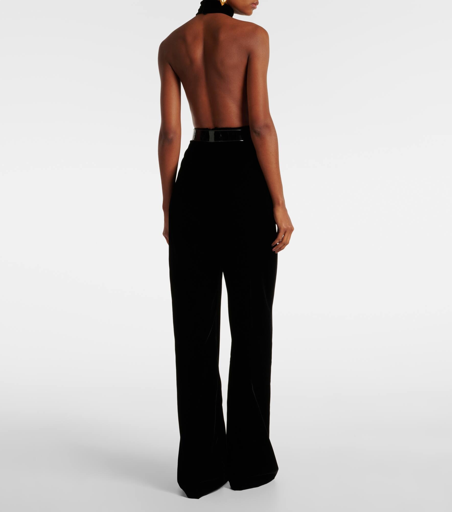 Velvet jumpsuit - 3