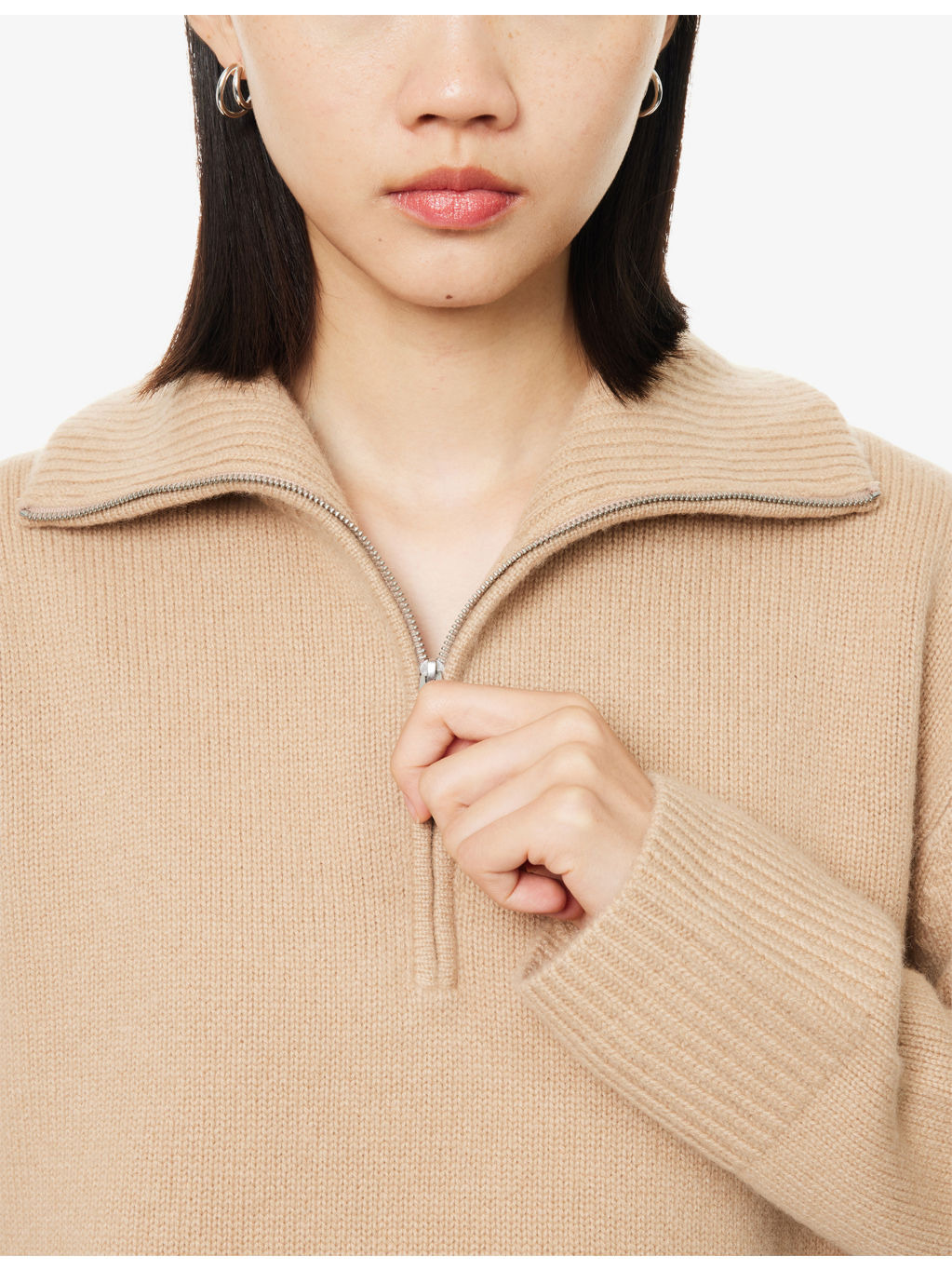 Andes Half-Zip Cashmere Jumper - 5