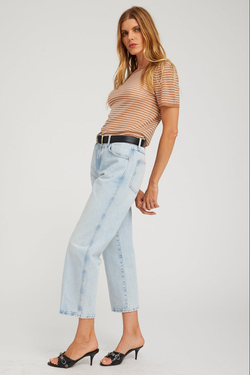 SPRWMN TAN STRIPED TISSUE CASHMERE CLASSIC TREE outlook