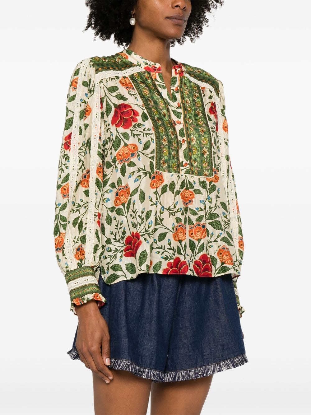 Garden Tapestry blouse - 3