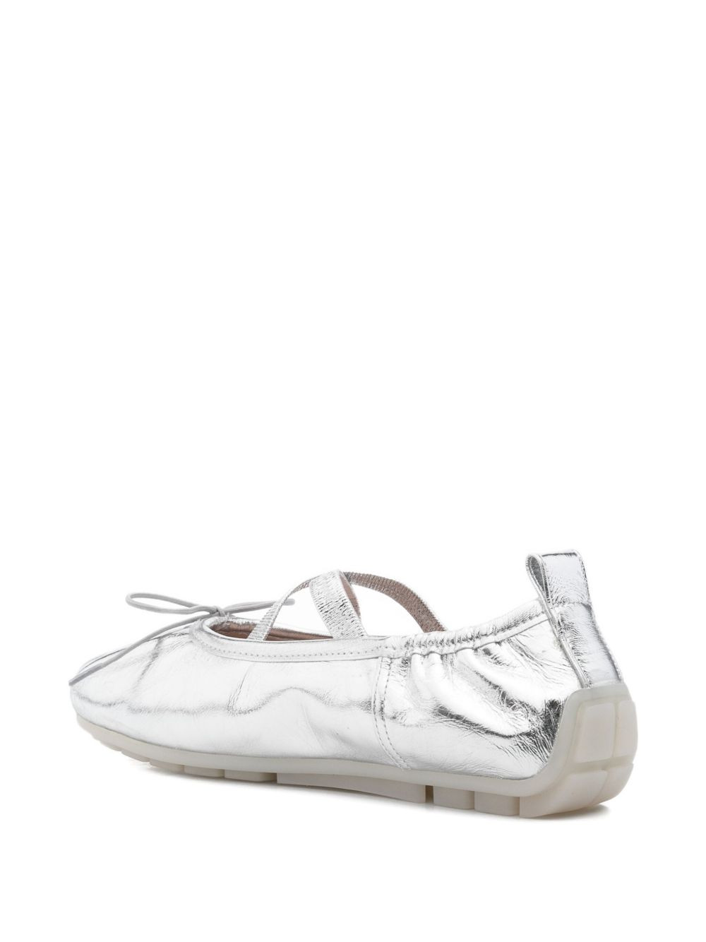cross-strap bow ballet flats - 3