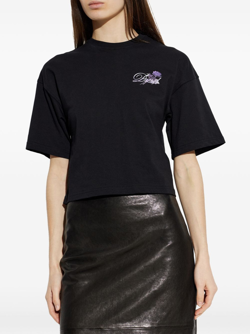 T-Cropyn floral-print cropped T-shirt 3
